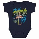 500 LEVEL Azzi Fudd Dallas Wings Player Pose One-Piece Infant Bodysuit (Navy, 6M)