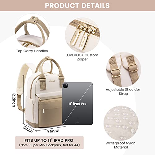 LOVEVOOK Mini Backpack with USB Port