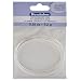 Beadalon Memory Wire Oval Bracelet Silver Plated, 0.35-Ounce