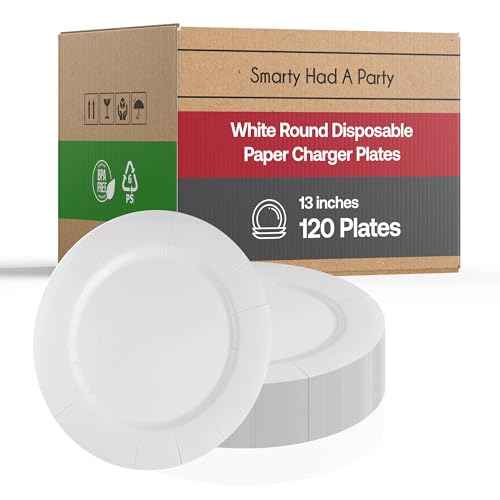 Platos desechables Smarty Had A Party, papel resistente 13" miniatura 1