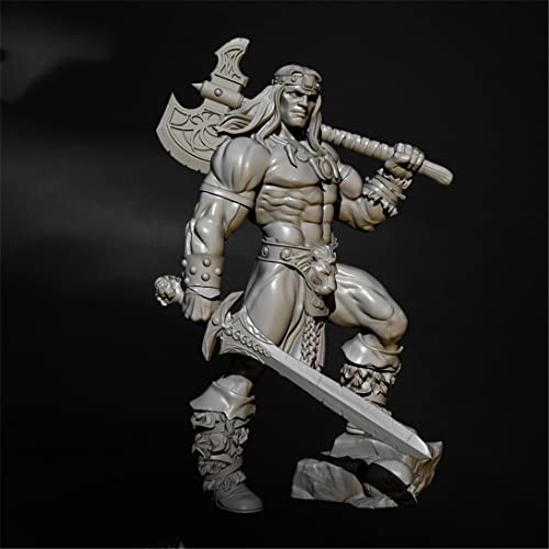 ETRIYE 75 mm 1/24 Resin Soldier Model Ancient Barbarian Samurai Diecast Character Model Kit (selbst zusammengebaut und unbemalt) / Xc548 Cover