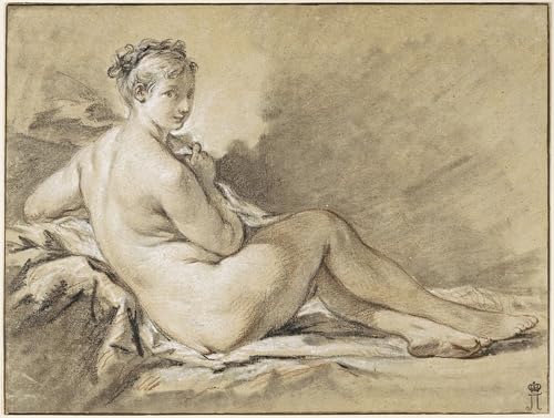 Póster de Lienzo Studio di una Donna François Boucher para Dormitorio 60x90cm