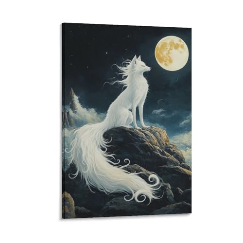 Impression Sur Toile Renard Premium de Qualité Galerie d'Art