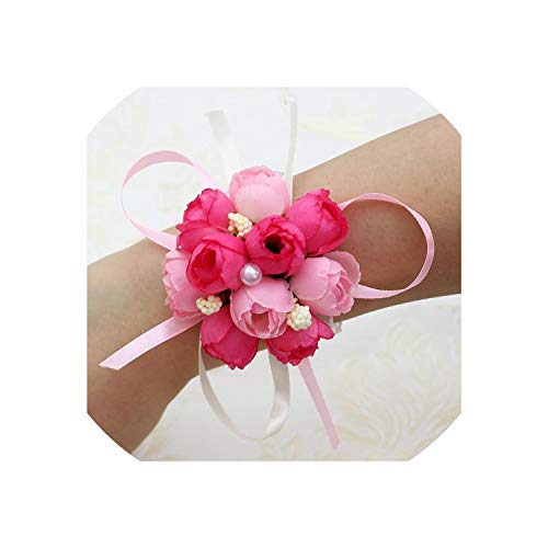 Wedding Wrist Flower Wedding Bracelet Wrist Accessories Bride Bridesmaid Sister Group Girlfriends Korean