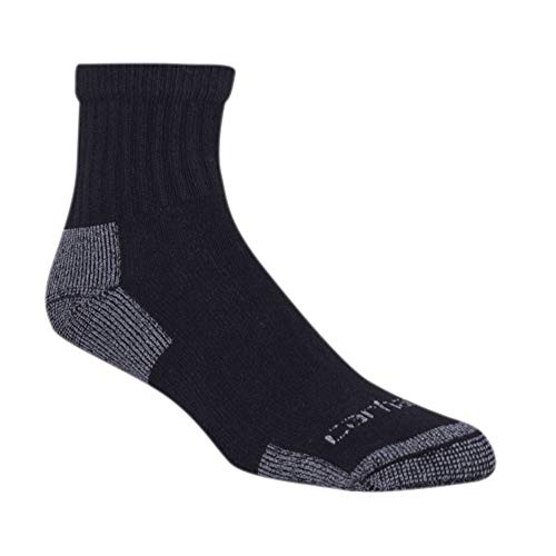 Carhartt mens Midweight Cotton Blend Quarter Sock 3 Pack