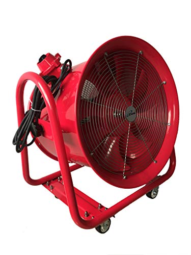 Iliving - Ilg8Ef20Ex Explosion Proof Utility High Velocity Blower, Fume Extractor, Portable Exhaust And Ventilator Fan, Air Ventilation With 5830 Cfm, 1720 Rpm (20 Inch) #TOP1