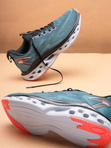Image of Action | Athleo | TURBO-1104 | Men's | Lace-Up | Running | Shoes | Trendy | Lightweight | Comfortable | Durable | Sports | Shoes