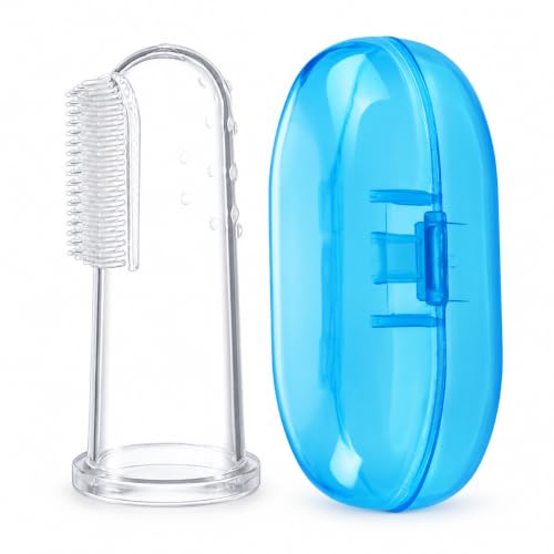 Comece Baby Finger Toothbrush, Blue, 1 Pcs Deal