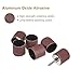 uxcell 12 Pcs 1-1/2 Inch Sanding Sleeves Sandpaper Set 80 Grit with 1 Inch Drum Mandrels for Rotary Tools