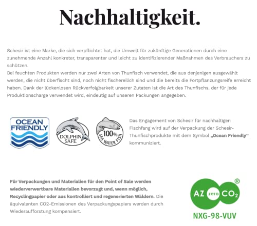 Schesir Cat Natural Lachs, Katzenfutter nass im eigenen Saft, 24 Dosen x 85 g