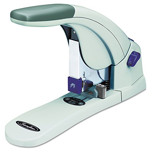 Swingline Heavy Duty Stapler, 120 Sheet Capacity, LightTouch, Jam Free, Reduced Effort, Anti-Microbial, Metal, Gray (90010)