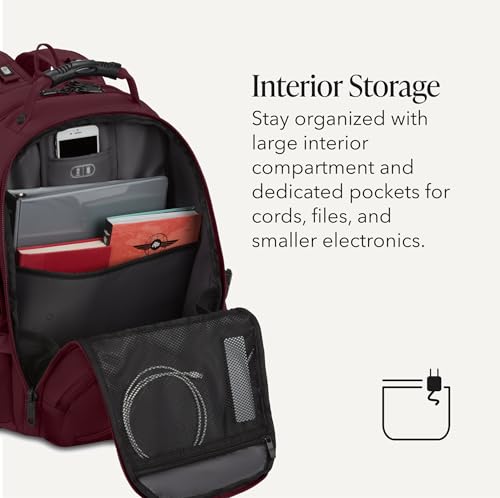 Image of SWISSGEAR 1900 ScanSmart Laptop Backpack, Fits Most 17-Inch Laptops, TSA-Friendly Lay-Flat Design, RFID Protection, and Tablet Pocket, Black, 31L, 18.5-Inch