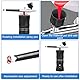 Airbrush Set mit Kompressor, 34PSI Airbrush-Kit mit 0,4mm Düse Wiederaufladbare Kabellose Spritzpistole t für Graffiti, Tattoos, Nägel, Make-up, Kuchendekoration