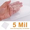 5 Mil Thick Mattress Bags for Moving Mattress Storage Bag King Size 1 Pack Plastic Mattress Bag Heavy Duty Waterproof Plastic Wrap Mattress Protector Long-Term Storage and Disposal #2