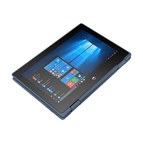 HP ProBook x360 11 G5 EE 11.6" Touchscreen Laptop Intel Celeron N4020 4GB RAM 128GB SSD Windows 10 Pro Education Edition, Blue - 213V2ES#ABU