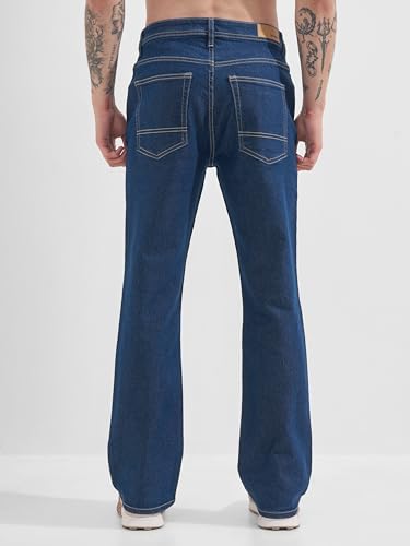 Image of Highlander Men Men's Straight Relaxed Fit Jeans | Stretchable | Everyday Comfort & Style| Jeans for Man|Premium Cotton Blend