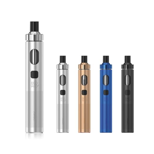 【正規品】電子タバコ ジョイテック eGo AIO 2ベイプ スターターキット ペン型 1700mAh 大容量 バッテリー Type-C vapeセット ニコチンなしタバコなし (シャイニー・シルバー)