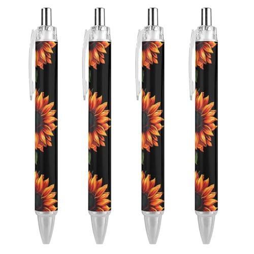 Bolígrafos retráctiles de girasol para dar alegría y color a tus apuntes diarios