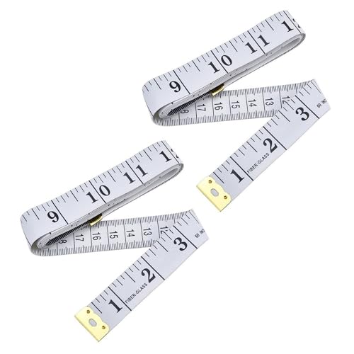 Cinta Métrica Flexible Blanca 60 Pulgadas Pack x2 miniatura 1