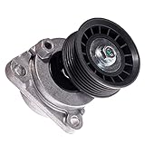 AUQDD 89372 Belt Tensioner and Pulley Assembly (2.3L/2.5L) Fit For 05-12 Ford Escape 03-11 Focus 06-12 Fusion /07-09 Mazda 3/03-07 Mazda 6/05-11 Tribute/Mercury Mariner /06-11 Milan (38452 38408)