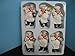 Italian Fat Chef Waiter 6 Pcs Magnets Bistro Decor Kitchen refrigerator Home New.