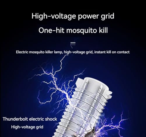 Atrapamoscas eléctrico portátil recargable con trampa de insectos 2 en 1 8