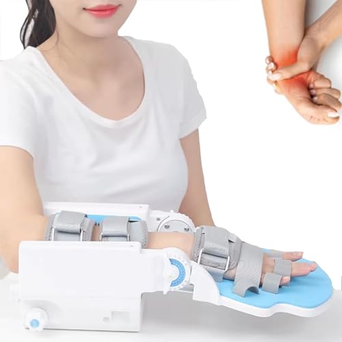 hocvseo Appareil Électrique De Rééducation du Poignet, Équipement D'entraînement des Articulations du Poignet, 2 Modes, Exercice De Flexion Palmaire/dorsiflexion À 90 °, pour Fracture du Bras
