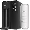 Ecoviva MATE4 UV Countertop Reverse Osmosis Water Filter System, 4 Temperature Options, 7 Stages Instant Hot RO Water Filtration System, 3:1 Pure to Drain, TDS & Filter Life Monitor, (Black & Grey)