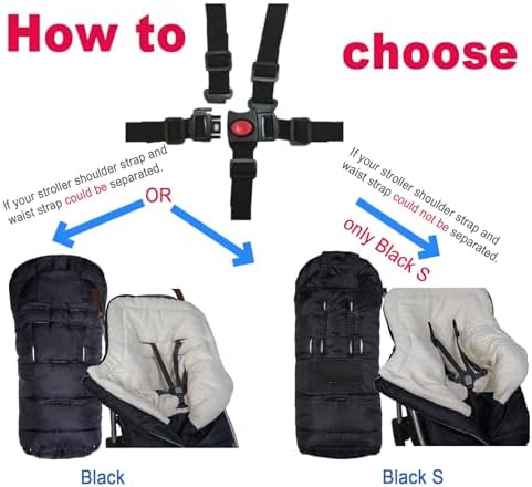 Yobee Toddler Warm Stroller Bunting Bag, Winter Waterproof Windproof Stroller Blanket, Protact Baby from Cold Weather Footmuff for Stroller - 1