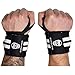 Gymreapers Weightlifting Wrist Wraps (Competition Grade) by 18" Professional Quality Wrist Support with Heavy Duty Thumb Loop - Best Wrap for Powerlifting, Strength Training, Bodybuilding(White,18")