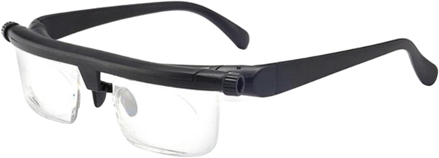 SDR 1Pair Dial Adjustable Focus Eyeglasses Glasses for Reading Distance Vision