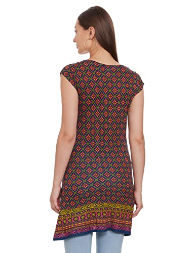 Image of Rangriti Women's Floral Regular Tunic Shirt