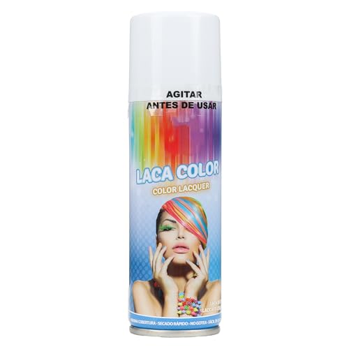 H HANSEL HOME Spray cabelo cor temporária - fácil de lavar, brilho deslumbrante para todos os tipos de cabelo, branco pérola, 125 ml x 1 unidade