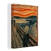 MuchoWow Canvas Schilderij Decoratie – 90×120 cm – De schreeuw – Edvard Munch – Wanddecoratie Muurdecoratie Woonkamer…