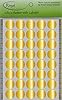 Royal Green Round Sticker 3/4 inch in Gold Metallic Labels 19mm Perfect Invitations Seals 1.9 cm - 280 Pack #3