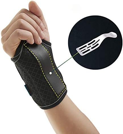 SOZO BOA Micro Adjustable Wrist Brace / Support / Bandage for Wrist Injury, Pain, Carpal Tunnel, Tendinitis and Arthritis. Wrist Support Brace with Splint (L, Left)