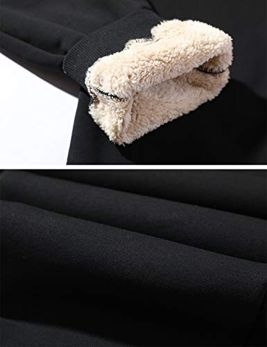 Image of Gihuo Men's Winter Warm Fleece Pants Sherpa Fleece Lined Jogger Pants Sweatpants