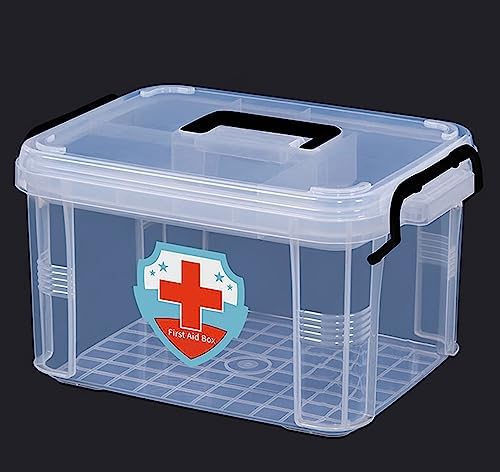 Wolpin Medicine Box for Home - Rectangular Medical and Emergency First ...