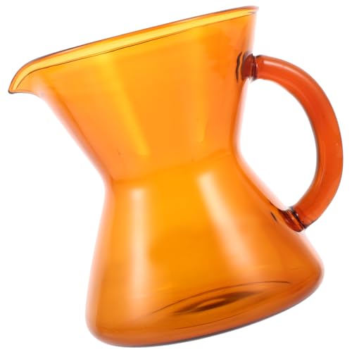 GALPADA Cafetera De Vertido Manual De Vidrio Práctica Hogar Cafetera Para Preparar Café y Tés Jarra De Vidrio Para Bebidas