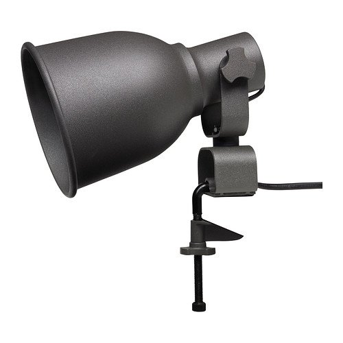IKEA Ikea Hektar Clamp Lamp Wall Spotlight (Black)