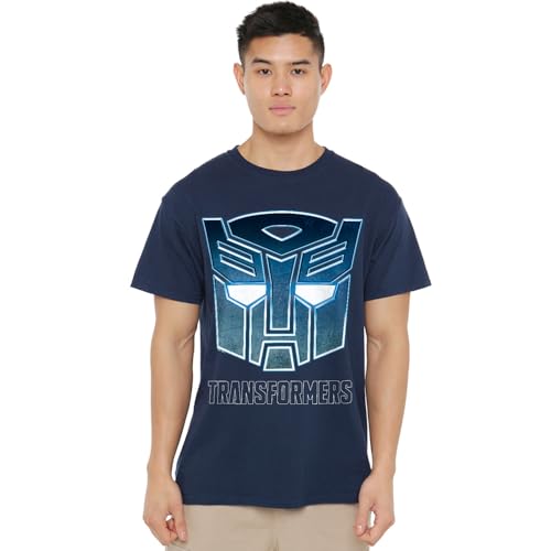 Transformers Generations Autobot Steel Icon Logo Unisex T Shirt, Navy, Small