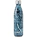 S'well Vacuum Insulated Stainless Steel Water Bottle, 25 oz, Blue Marble