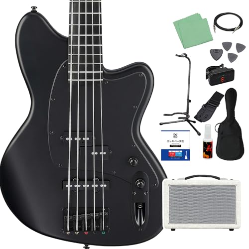 Ibanez TMB425B-BKF 5弦ベース 初心者12点セット 【島村楽器で一番売れてるベースアンプ付】 34インチスケール タルマンベース アイバニーズ
