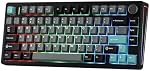 EPOMAKER TH80 V2 75% Wireless Mechanical Gaming Keyboard, 8000mAh & 2.4G/BT, Mac Modifier, RGB Backlit & Side Light, Programmable Keys & Knob, Creamy Keyboard for Mac/PC (Black, Sea Salt Silent)
