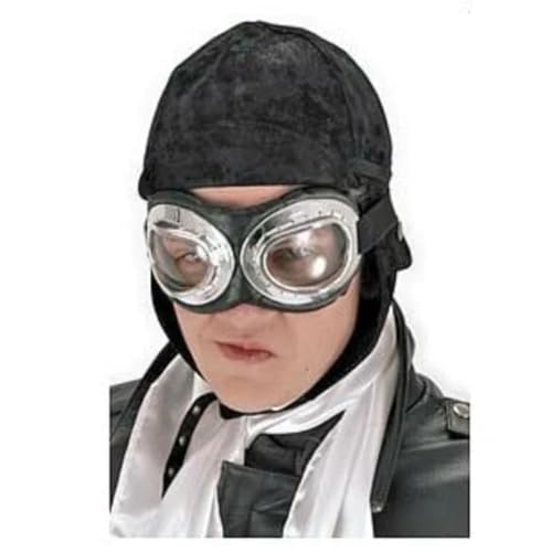 elope Classic Aviator Hat, Black, One Size