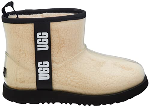 Ugg Kids' Classic Clear Mini Ii Boot, Natural / Black, Size 6 #TOP5