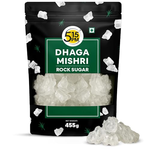 Image of 5:15 PM Dhaga Mishri 455Gm | Rock Sugar Crystals | Mishri Dhaga Pure Thread Crystal | Natural Thread Mishri Crystal | Dhage Wali Mishri | Candy Thread Crystals 455Gm