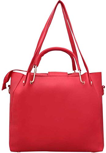 Image of Shoulder Handbags for Women, Girls and Ladies. bags for Office, Shopping and Casual use. Combo set of Three - 1 Handbag, 1 Sling Purse and 1 Makeup Bag.
