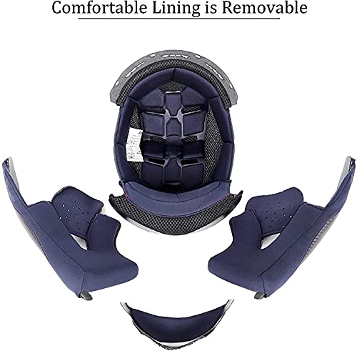 Casque moto modulaire bluetooth avec microphone et double visière - 8