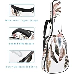 Hondank Housse étanche pour guitare acoustique avec double bandoulière et poche Motif légumes colorés, Multicolore 03… - Les Beatles, Paul McCartney, John Lennon, RIngo Starr, George Harrison Hondank Housse étanche pour guitare acoustique avec double bandoulière et poche Motif légumes colorés, Multicolore 03… – Image 4